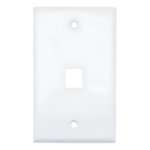 HIKVISION DS-1FPA1-A – Placa de Pared / 1 Puerto / 114x70x10 mm / UL 94 V-0 / Blanco / 20 Piezas / ABS