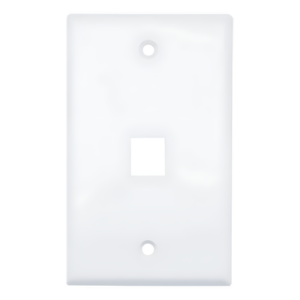 HIKVISION DS-1FPA1-A – Placa de Pared / 1 Puerto / 114x70x10 mm / UL 94 V-0 / Blanco / 20 Piezas / ABS