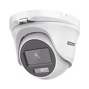 EPCOM PROFESSIONAL E3K-TURBO-HC – Cámara Eyeball TurboHD / 3K 2960x1665 / Lente 2.8 mm / ColorVu Luz Blanca 20 m (65.6 ft) / Audio por Coaxitron / IP66 / dWDR / 4 Tecnologías TVI-AHD-CVI-CVBS