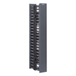 PANDUIT WMPV22E – Organizador Vertical de Cable / Doble Frontal y Posterior / 22.5 UR / 4.9in Ancho / 41.5ft Altura / Negro