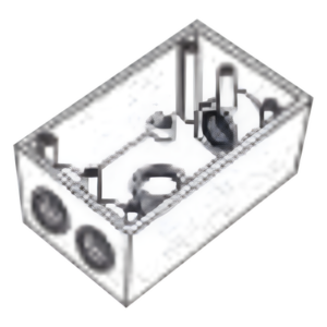 RAWELT RR-0284 – Caja Condulet FS / 3/4" (19.05 mm) / 4 Bocas / Aluminio Fundido a Presión / Intemperie / NPT
