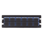LINKEDPRO BY EPCOM LP-FO-S12-SM – Placa Acopladora para Distribuidor de Fibra Óptica / 12 Acopladores SC Simplex / Fibra Monomodo / Montaje 19'