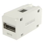 PANDUIT CMUSBAAIW – Módulo Acoplador / USB 2.0 / Hembra a Hembra / Tipo Mini-Com / Blanco Mate / 1 Espacio