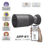 EZVIZ CS-BC1C – Cámara IP Inalámbrica / 2 Megapixel / Batería Recargable 7800 mAh / Visión Nocturna Color 10 m (32.8 ft) / Wi-Fi 2.4 GHz / IP66 / Audio Bidireccional / Sirena Integrada