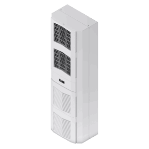 HOFFMAN S164046G050 – Aire Acondicionado Industrial / 4000W (13500 BTU/h) / 460V Trifásico / Montaje Múltiple Slim Fit / Acero Gris RAL 7035