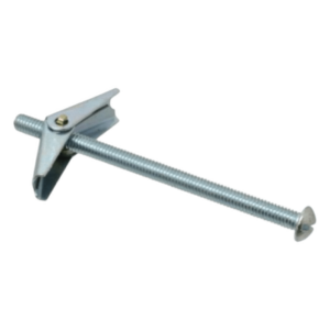 ANCLO ANC-SM18T – Sujetador Mariposa / Tornillo 1/8" (3 mm) / Bronca 3/8" (10 mm) / Largo 2" (51 mm) / Carga 12 kg en Tablaroca