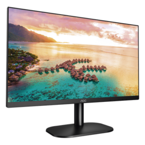 AOC 24B2XH – Monitor LED de 23.8" VESA, Resolución 1920 x 1080 Pixeles, Entradas de Video VGA/HDMI. Panel IPS LCD Backlight LED. Ultra Delgado