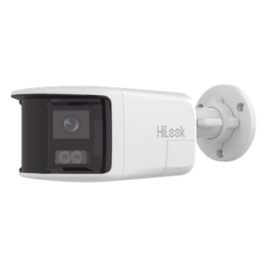 HiLook by HIKVISION IPC-B480HAD-LUF/SL – Cámara Bala IP / 8 Megapixel / Imagen Panorámica 180° / Dual Light 30 m (98.4 ft) / PoE / Audio Bidireccional / IP67
