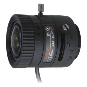 SYS-03610-DIRS – Lente Varifocal / 3.6-10 mm / 4K / Iris Automático DC / Día/Noche / Formato 1/1.8 / Apertura f/1.8