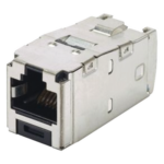 PANDUIT CJS6X88TGY – Conector Jack RJ45 Blindado / Categoría 6A / 8 Posiciones 8 Cables / Terminación sin Impacto / Color Negro