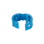 PANDUIT PCBANDBU-Q – Clips de Identificación para Patch Cords / 25 Piezas / Diámetro 4.7 a 7.8 mm / Color Azul / Fijación a Presión / Polipropileno RoHS