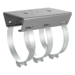 HIKVISION DS-1278ZJ-BJH/HG/316/60-300MM – Montaje de Poste / Acero Inoxidable 316 / Diámetro Ajustable 60 a 300 mm / Carga 10 kg / Multidispositivo