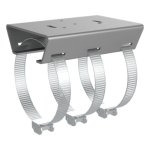 HIKVISION DS-1278ZJ-BJH/HG/316/60-300MM – Montaje de Poste / Acero Inoxidable 316 / Diámetro Ajustable 60 a 300 mm / Carga 10 kg / Multidispositivo