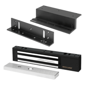 ENFORCER SECOLARM E941SB600PQ/KITZ – Kit de Control de Acceso / Chapa Magnética 600 lbs (272 kg) / Montaje Z y L / Aluminio Anodizado / LED Bicolor / UL / Interior
