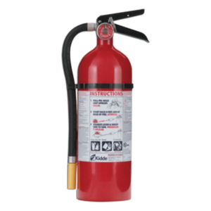 KIDDE PRO5MP – Extintor Multipropósito Recargable / 5.5 lb (2.5 kg) / Clase A B C / UL 3-A:40-B:C / Paquete de 6