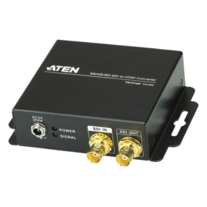 ATEN VC480 – Conversor de video / 3G-SDI a HDMI / Full HD 1080p / Audio XLR balanceado / 1920x1200 @ 60Hz / 1.97 pies