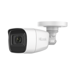 HiLook by HIKVISION THC-B120-PS – AUDIO POR COAXITRON / Bala TURBOHD 2 Megapixel / Gran Angular 106° / Lente 2.8 mm / 25 mts IR EXIR / Exterior IP66 / 4 Tecnologías / dWDR