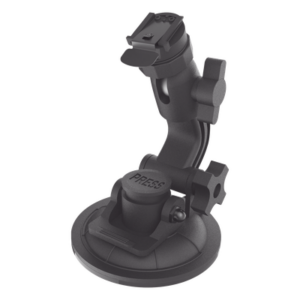 EPCOM XMRBODYCAMBDASH – Montaje de Parabrisas / Ventosa 90 mm / Carga 5 kg / Rotación 360° / ABS / 3.5x5.1x5.5 pulgadas