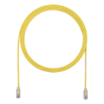 PANDUIT UTP28X7YL – Cable de Parcheo UTP Cat6A / 28AWG Diámetro Reducido / CM-LSZH / 2.13 m (7 ft) / Amarillo