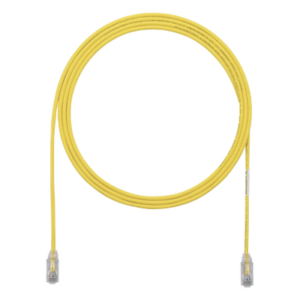 PANDUIT UTP28X7YL – Cable de Parcheo UTP Cat6A / 28AWG Diámetro Reducido / CM-LSZH / 2.13 m (7 ft) / Amarillo