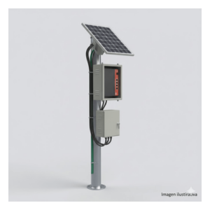 EPCOM POWERLINE WI5POE28V2 – Kit Solar PoE / 28 W Total / 5 Puertos PoE / 802.3af/at + PoE Pasivo 24 Vcc / Panel 250 W / Batería 120 Ah