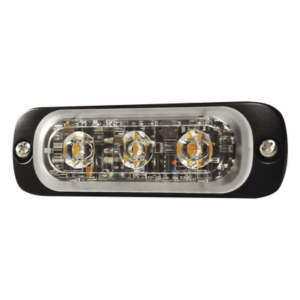 SIGNALPRO SP3R – Luz Auxiliar LED / 3 LED / Multivoltaje 12~24 VCD / 12 Patrones de Destello / IPX8 / SAE J595 Clase 1