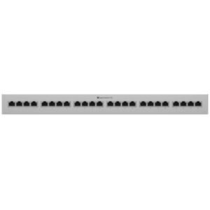 UBIQUITI UACC-ETH-SP-PANEL-24 – Panel de Protección Ethernet de 24 Puertos UniFi UACC-ETH-SP-Panel-24, 10 GbE con Sopoete PoE+++, 20 kA Rack 1U