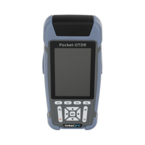 LINKEDPRO BY EPCOM LP-M-OTDR-V2 – Mini OTDR para Fibra Óptica / Monomodo 1310nm y 1550nm / Rango Dinámico 24dB/22dB / VFL 10mW / OPM Integrado / Mapeo RJ45 / Alcance 128 km / Pantalla 3.5" / 12 Horas de Medición Continua