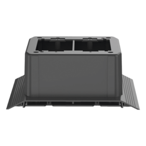 PANDUIT AFR4JB2SBL – Caja de Conexión de Piso / 4 Vías / Carga 907 kg / PVC Rígido / ADA / 165.1x176.1x69.7 mm