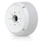 UBIQUITI UACC-CAMERA-JB-W – Caja de Conexiones Antimanipulación / Aluminio y Policarbonato / Montaje en Poste 1.5–2" (38–50 mm) / Salidas G3/4" / 470 g
