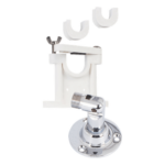 SHAKESPEARE 410-R – Kit Montaje Antena Marina / Soporte Giratorio y Superior / Acero Inoxidable / Diámetro 1" a 1-1/2" / Rosca 1"-14