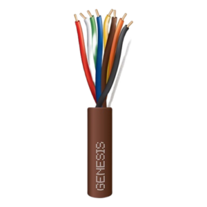 GENESIS 4707-4607 – Cable de Alarma / 8 Conductores / 20 AWG / CL2 / 38 m (124.7 ft) / UL 1685 / Interior