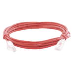 LINKEDPRO BY EPCOM LP-UT6A-300-RD28 – Cable de Parcheo Slim UTP Cat6A / 3 m (9.84 ft) / 28 AWG / RJ45 / Rojo