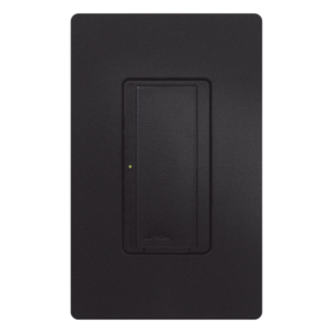 LUTRON ELECTRONICS RRD8ANSMN – Switch de Pared Inteligente / 8 A Iluminación / 1/4 HP Motores / 120 V / Multilocación / RF 431-437 MHz / Midnight