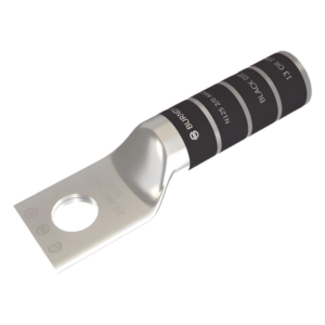 HUBBELL BURNDY HUB-YA26N – Zapata Terminal / Barril Largo / Tornillo 1/2" (13.2 mm) / Cable 2/0 AWG / 35 kV / 82 mm (3.21 in)