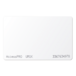 ACCESSPRO ACCESS-DUAL-UM – Tarjeta Dual / UHF 900MHz EPC Gen2 / MIFARE 13.56MHz 1K / ISO PVC 85.6x54x1mm / 3.37x2.13x0.04in