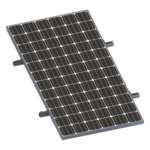 EPCOM POWERLINE VEKTORMINIKIT1X1 – Kit de Montaje para Panel Solar / Arreglo 1x1 / Rieles de Aluminio Anodizado / Módulos de 35 mm / Instalación en Techos Planos