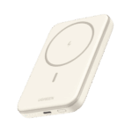 UGREEN 25207B – Power Bank MagSafe de 5000mAh | 15W | Carga Inalámbrica y por Cable USB-C | Sistema de Protección Inteligente | Tecnología de Carga Rápida | Ultra Delgado | Ultra ligero | Compatible con iPhone 15/14/13/12 | Color Beige.