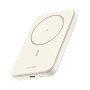 UGREEN 25207B – Power Bank MagSafe de 5000mAh | 15W | Carga Inalámbrica y por Cable USB-C | Sistema de Protección Inteligente | Tecnología de Carga Rápida | Ultra Delgado | Ultra ligero | Compatible con iPhone 15/14/13/12 | Color Beige.