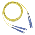 PANDUIT F92ERLNSNSNM002 – Jumper de Fibra Óptica Monomodo 9/125 OS2 / LC-SC Duplex / OFNR Riser / 2 m (6.56 ft) / Amarillo