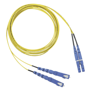PANDUIT F92ERLNSNSNM002 – Jumper de Fibra Óptica Monomodo 9/125 OS2 / LC-SC Duplex / OFNR Riser / 2 m (6.56 ft) / Amarillo