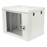 LINKEDPRO SR1909LH3GW – Gabinete de Pared 9U / Rack 19" / Cristal Templado / Profundidad 479.5 mm / Carga 80 kg / Acero Reforzado