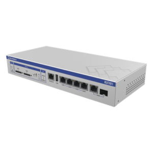 TELTONIKA RUTXR1 – Router Empresarial / Quad-Core 717 MHz / LTE Cat6 / WiFi 802.11ac Wave 2 / SFP WAN / Doble SIM / Rack 19" (1.5 pies) / -40°C a 75°C