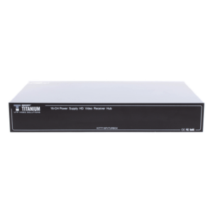 EPCOM TITANIUM KIT-TT16PVTURBOX-RX – (SOLO RECEPTOR) TRANSCEPTOR ACTIVO DE 16 CANALES / VIDEO+PODER en un solo Cable UTP / 150 metros en 4K, 200 metros en 5 MP/ Envía 36 Vcc y Recibe 12 Vcc / TODO INCLUIDO PARA RACK / HD-TVI/CVI/AHD/CVBS / SIN RUIDO / INSTALACIÓN LIMPIA.