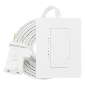 LUTRON ELECTRONICS RRD-3LD-SW – Atenuador Plug-In / 120 V / 300 W / RF 431-437 MHz / Memoria de Estado / Snow