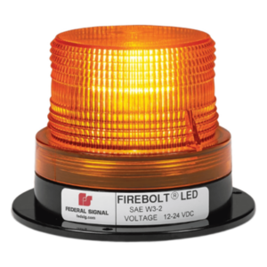 FEDERAL SIGNAL 22025002 – Estrobo LED Ámbar / Bajo Perfil / 2 Joules / 12-72 Vcc / 2 W / 12.7 x 9.1 cm