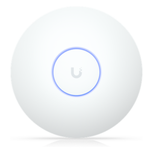 UBIQUITI U7-LR – Punto de Acceso Wi-Fi 7 / Doble Banda / 4.3 Gbps / Cobertura 160 m² (1750 pies²) / 300 Usuarios / 2.5 GbE Uplink / MU-MIMO 3x3 / PoE