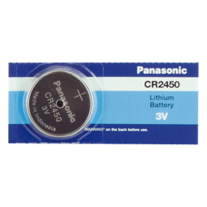 PANASONIC CR2450 – Batería de Litio tipo Moneda 3V / CR2450 ( Batería no recargable )