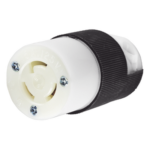 HUBBELL HUB-HBL-4729C – Conector Industrial / 15 A 125 V CA / 2 Polos 3 Hilos / NEMA L5-15R / 2.78' x 1.52' / 18-10 AWG