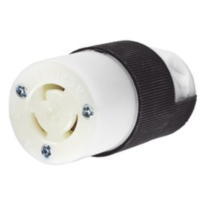 HUBBELL HUB-HBL-4729C – Conector Industrial / 15 A 125 V CA / 2 Polos 3 Hilos / NEMA L5-15R / 2.78' x 1.52' / 18-10 AWG